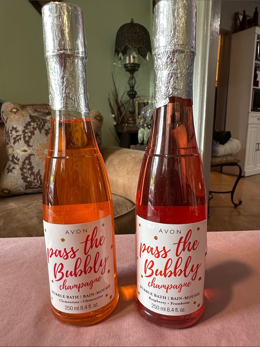 Avon Pass the Bubbly Champagne Bubble Bath – Clementine & Raspberry
